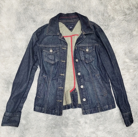 Tommy Hilfiger Jackets & Blazers - Tommy Hilfiger Premium Fit Denim Jacket, Size S